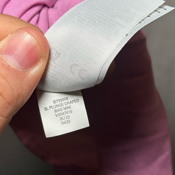 Banana Republic Plunge Draped V-Neck Long Satin Maxi Dress Size M - Picture 8 of 9